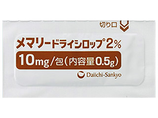 メマリードライシロップ2%