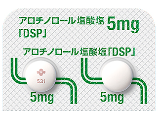 アロチノロール塩酸塩錠5mg「DSP」
