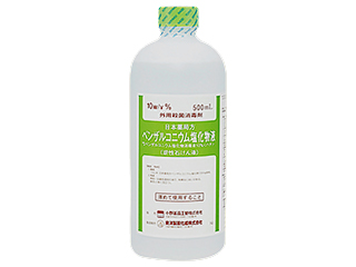 ベンザルコニウム塩化物消毒液10%<ハチ>