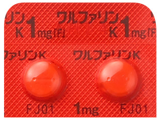 ワルファリンK錠1mg「F」