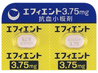 エフィエント錠3.75mg