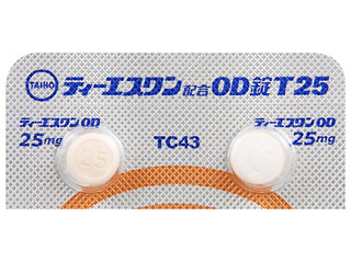 ティーエスワン配合OD錠T25