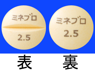 ミネブロ錠2.5mg